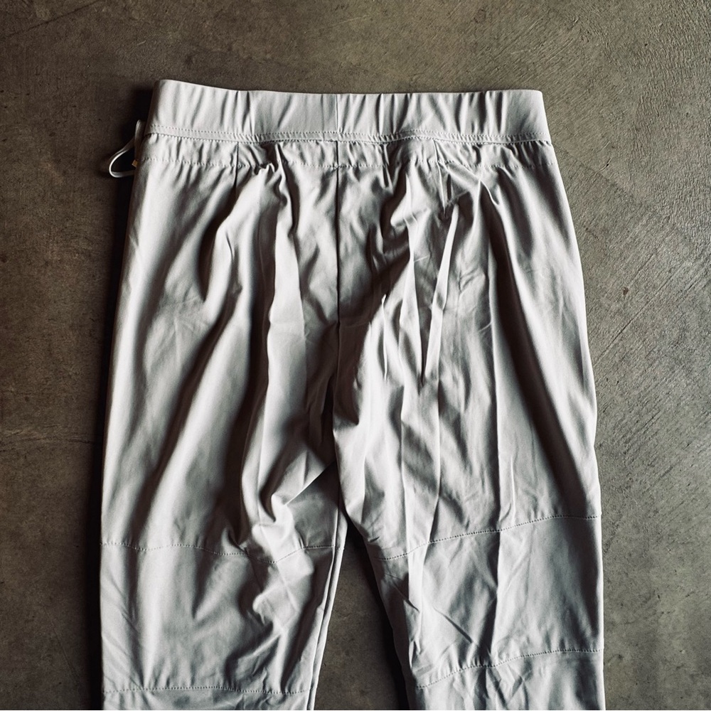 RAFFAELLO ROSSI Cream /Stone Track Athletic Pants, Zip Pockets (4) - Picture 7 of 12